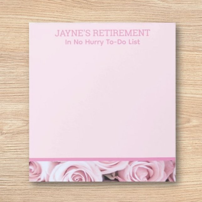 Fun Retiree's Gift! Cute  Notepad (Creator Uploaded)