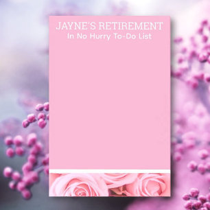 Fun Retiree's Gift! Cute Post-it Notes