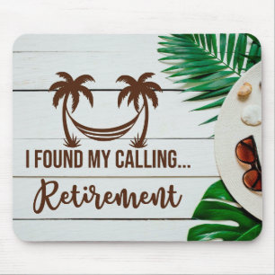 Fun Retirement Mouse Mat