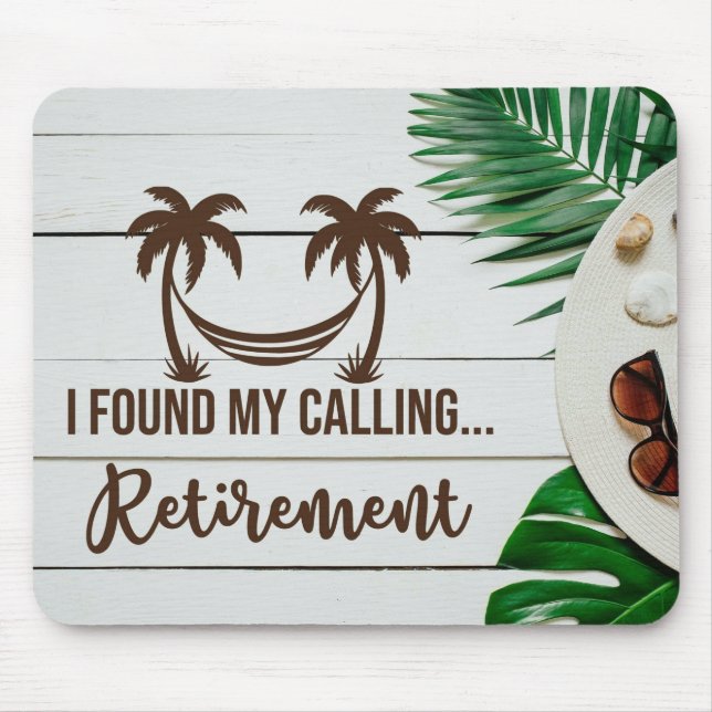 Fun Retirement  Mouse Mat (Front)
