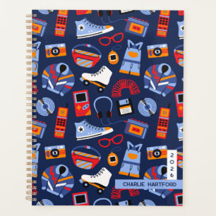 Fun retro 90s nostalgia – drawings Y2K revival Planner