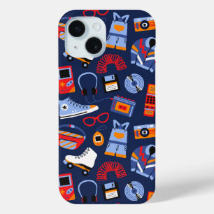 Fun retro 90s nostalgia – Y2K tech and clothing iPhone 15 Case
