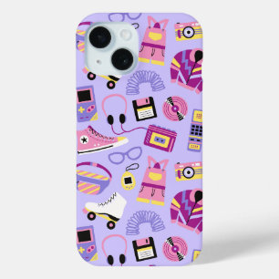 Fun retro 90s nostalgia – Y2K tech and clothing iPhone 15 Case