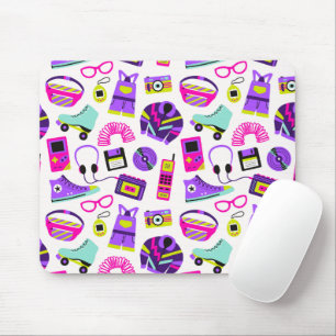 Fun retro 90s nostalgia – Y2K tech and clothing Mouse Mat