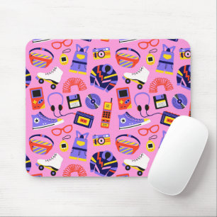 Fun retro 90s nostalgia – Y2K tech and clothing Mouse Mat