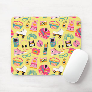 Fun retro 90s nostalgia – Y2K tech and clothing Mouse Mat