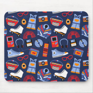 Fun retro 90s nostalgia – Y2K tech and clothing Mouse Mat