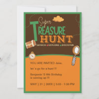 fun retro birthday treasure hunt