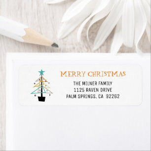 Fun Retro Christmas Tree Mid Century Modern