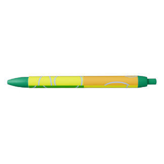 Fun Retro Circles Loops Yellow Green Orange Pen