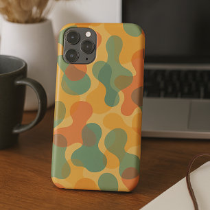 Fun Retro Classic Amorphous Shapes Art Pattern iPhone 16 Pro Max Case