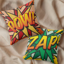 Fun Retro Comic Book Pop Art ZAP POW