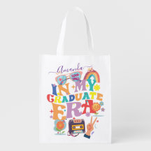 Fun Retro Groovy Graduation Era Class 2025