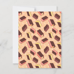 Fun Retro Neapolitan Ice Cream Sandwich Postcard