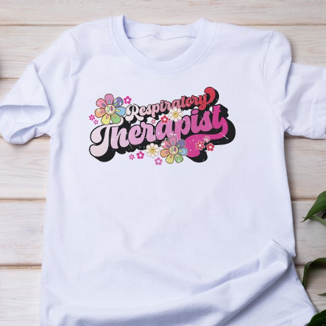 Fun Retro Respiratory Therapist T-Shirt (Creator Uploaded)