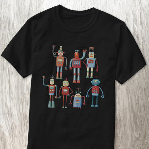 Fun Retro Robot T-Shirt