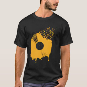 Fun Retro Vinyl Record  Vintage LP Record Player T-Shirt