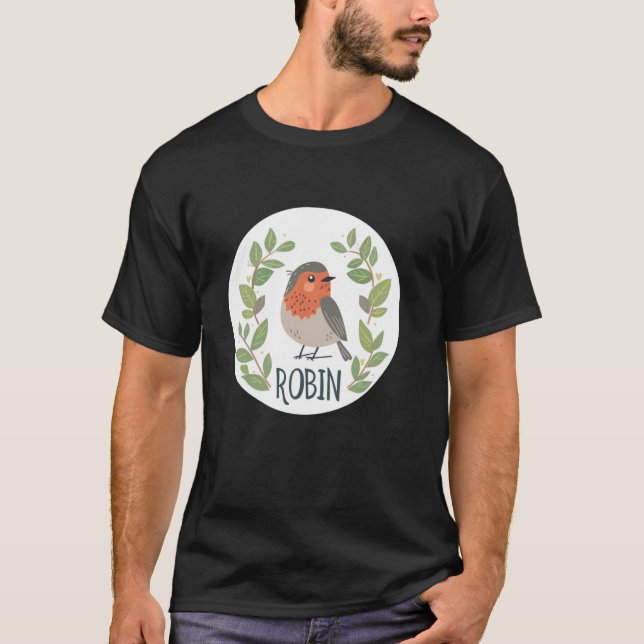 Fun Robin Bird Costume for Man and Woman T-Shirt (Front)