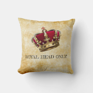 Fun Royal Head Only Pillow! Cushion