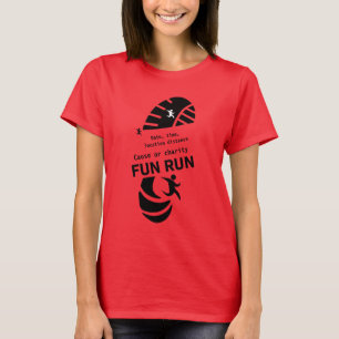 Fun Run Event Cause Charity Promotion T-Shirt