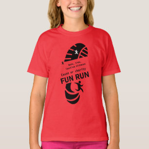Fun Run Event Cause Charity Promotion T-Shirt