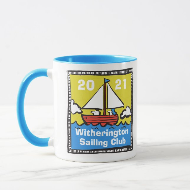 Fun Sailing Club Souvenir Mug (Left)