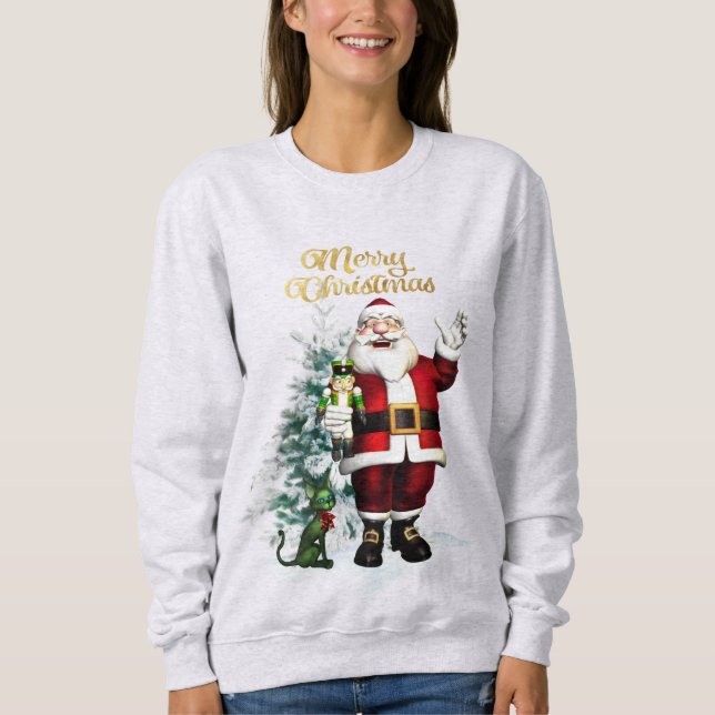 Fun Santa Claus Sweatshirt  (Front)