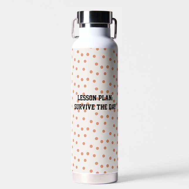 Fun sarcastic Teachers Water Bottle (Front)
