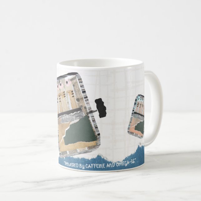 fun sardine mug with fun saying (Front Right)