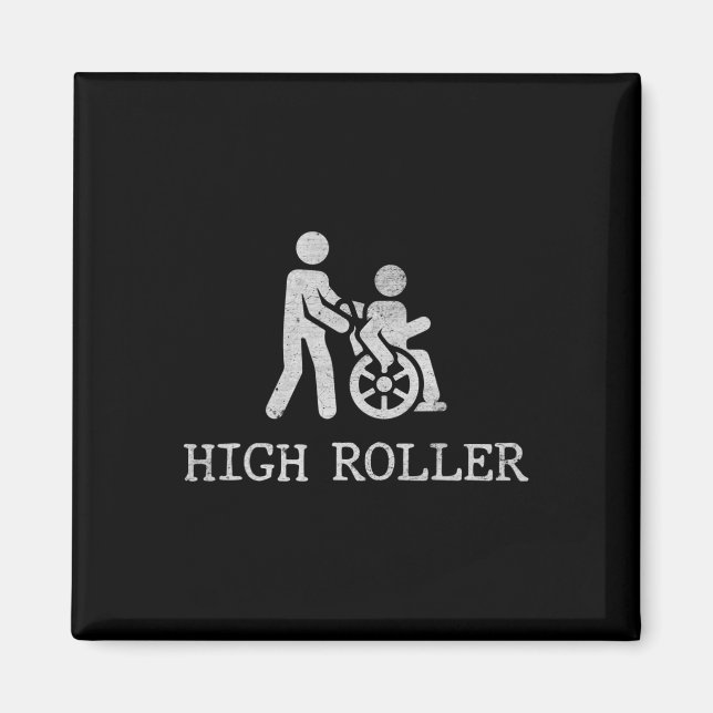 Fun sayings for wheelchair users2 Disabilities Awa Magnet (Front)