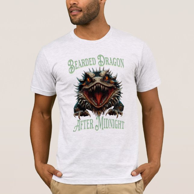Fun Scary Bearded Dragon T-Shirt (Front)