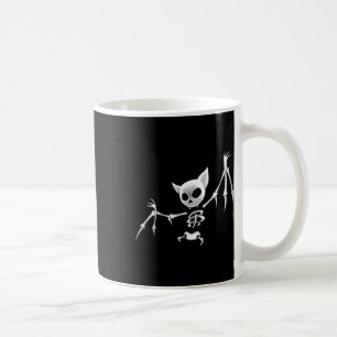 Fun Scary Dark Flying Skeleton T Halloween Clothin Coffee Mug