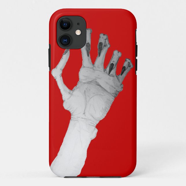 fun scary gruesome monster gnarled hand  Case-Mate iPhone case (Back)