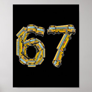Fun School Bus 67 Teacher Appreciation 67 Meme Bus Poster