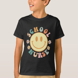 Fun School Nurse Graphic Tees Tops Byck To School