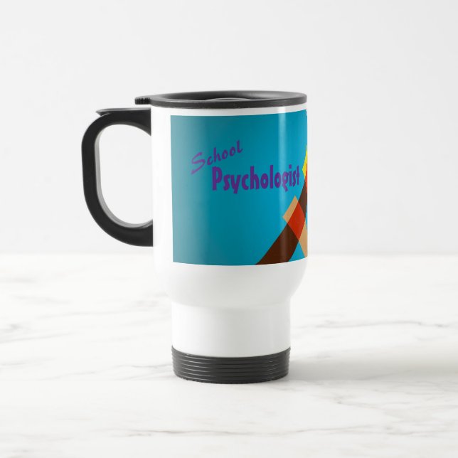 Fun School Psychologist's Travel Mug (Left)