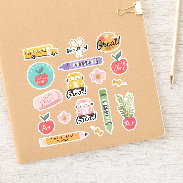 Fun School Teacher Themed Words Of Encouragement (Notebook)