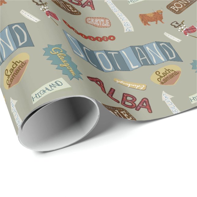 Fun, Scotland wrapping paper (Roll Corner)