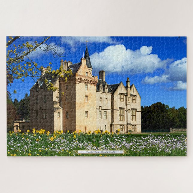 Fun Scottish Brodie Clan's Castle Photo Large Jigsaw Puzzle (Horizontal)