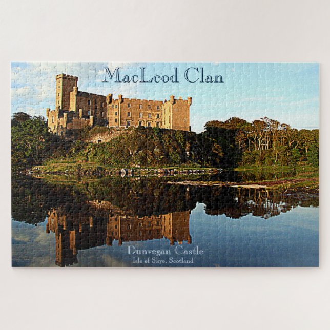 Fun Scottish MacLeod Clan's Dunvegan Castle Puzzle (Horizontal)
