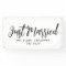 Fun Script Just Married Car Banner