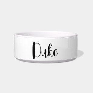 Fun script pet name custom bowl