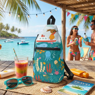 Fun seaworld sling bag