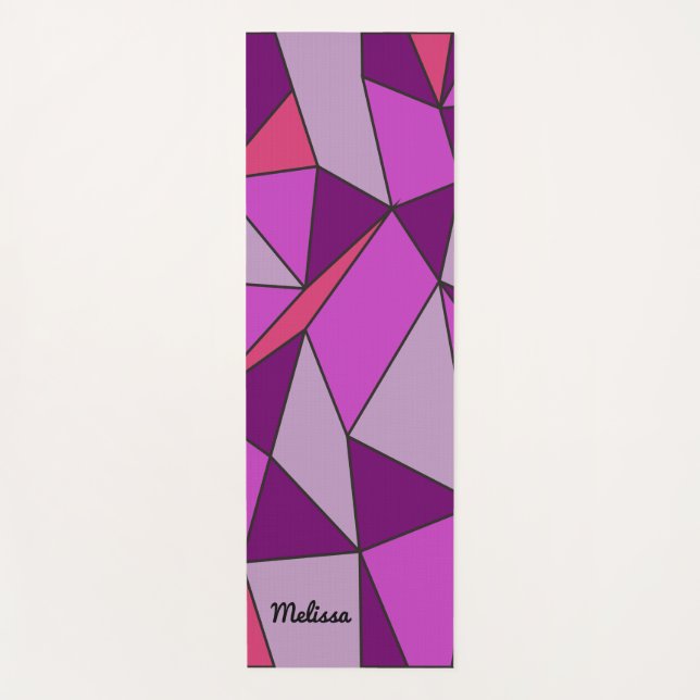 Fun Shapes and Colours Yoga Mat (Front)