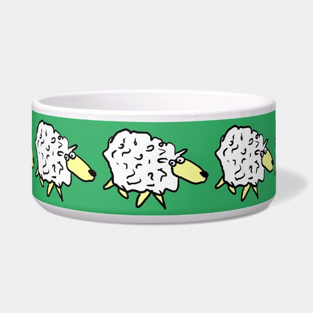 Fun Sheep Illustration Pattern Sheep Dog (Front)