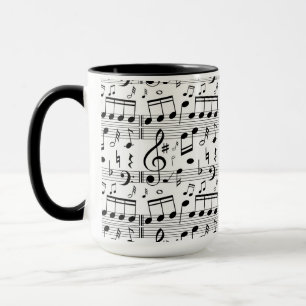 Fun Sheet Music Notes Musician art Mug