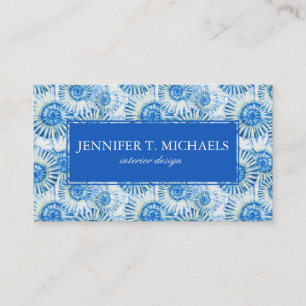 Fun Shell Pattern Business Card