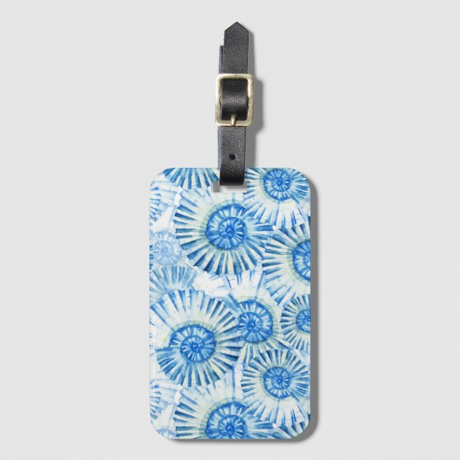 Fun Shell Pattern Luggage Tag (Front Vertical)