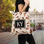 Fun shrimp all over print tote bag<br><div class="desc">Fun shrimp all over print tote bag - Be unique and carry a shrimp. Monogram with your initials. What a fun gift.</div>