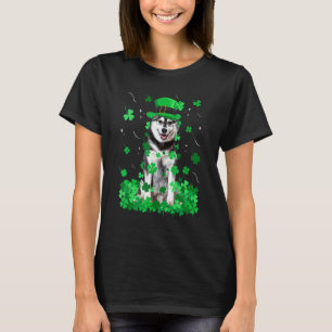 Fun Siberian Husky Dog St Patrick S Day Irish Sham T-Shirt